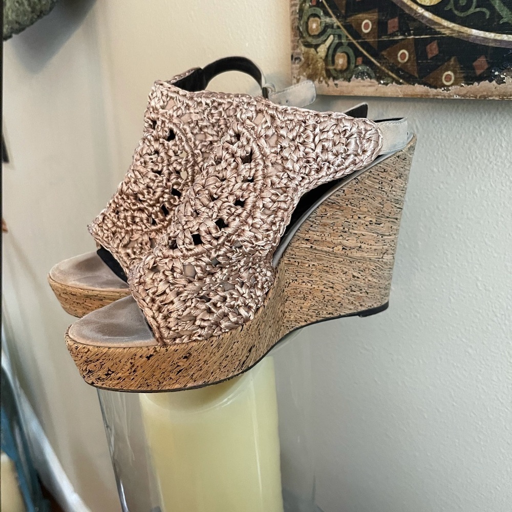 Elizabeth and James 'Halo' Macrame Wedges